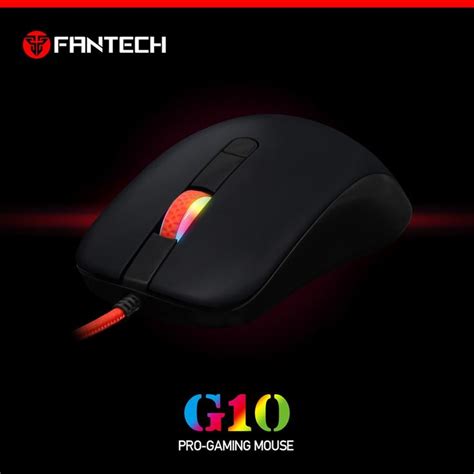 FANTECH RGB Professional Wired Gaming Mouse Adjustable 4800 DPI 4D Essential Ergonomic Optical ...