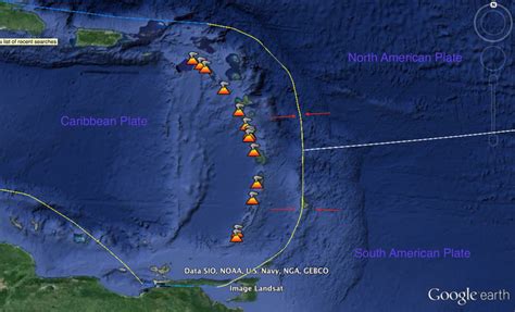 Oceanic- Oceanic Plate Boundary - CARIBBEAN PLATE