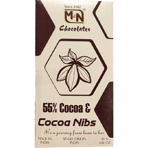 55% Cocoa& Cocoa Nibs – M&N – Products