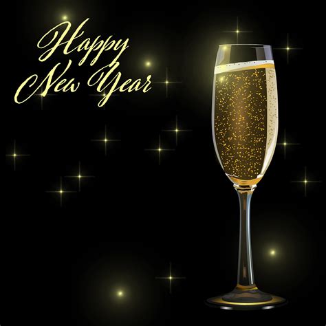 New Year Champagne Glasses Free Stock Photo - Public Domain Pictures