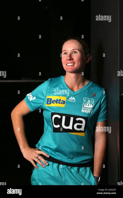 Beth Mooney of the Brisbane Heat poses during the WBBL season launch in ...