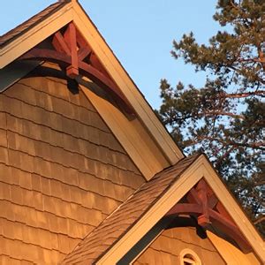 Decorative Cedar Gable Brackets