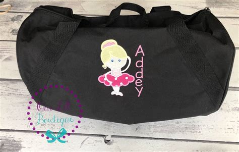 Personalized Dance Bag Monogrammed Dance Bag Gym Bag - Etsy