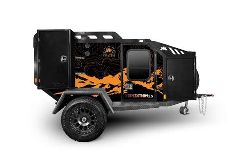 An Off Grid Trailers Expedition 2.0 in Orange Mountain Terrain Off Grid Trailers, Off Road ...