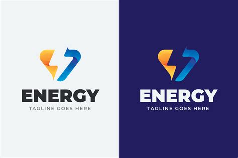 Gradient flat design energy logo template 20313884 Vector Art at Vecteezy