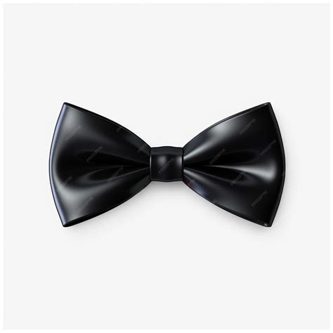 Premium Photo | Black bow tie