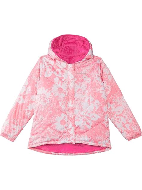 The north face kids girls reversible mossbud swirl jacket toddler passion pink + FREE SHIPPING ...