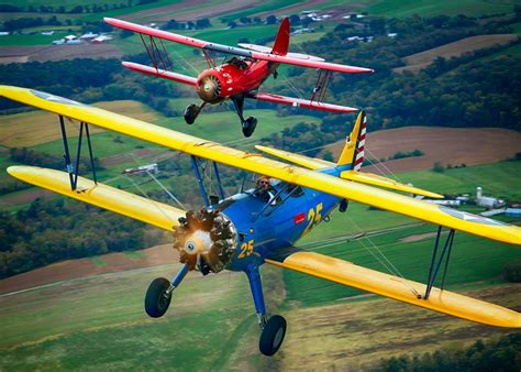 stearman biplane - Google Search Waco Biplane, Charles Lindbergh, Vintage Aircraft, Aviation ...