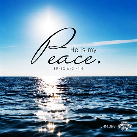 Are you resting in God's peace today? "For He Himself is our peace, who has made both one, and ...