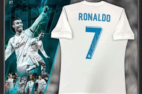 FAN+ | CRISTIANO RONALDO SIGNED REAL MADRID JERSEY