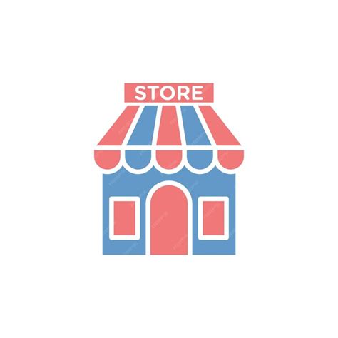 Premium Vector | Shop store icon vector logo template