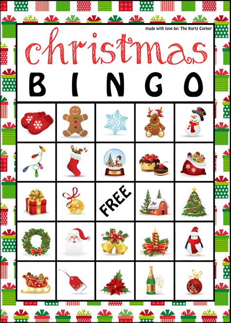 Printable Santa Bingo Cards - Printable Bingo Cards