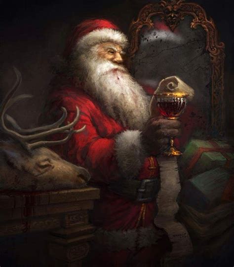 Creepy Santa Dark Christmas, Little Christmas, Christmas Time, Holiday, Creepy, Scary, Rise Of ...