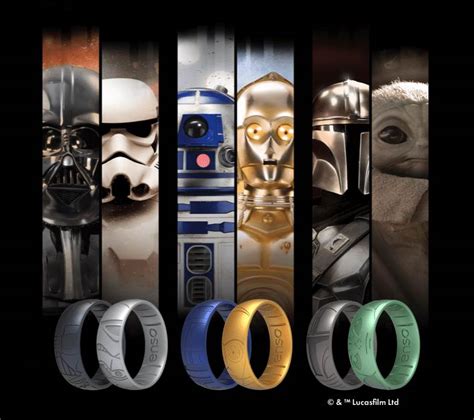 Enso Rings Debuts Star Wars Collection Featuring" The Mandalorian," and Classic Characters