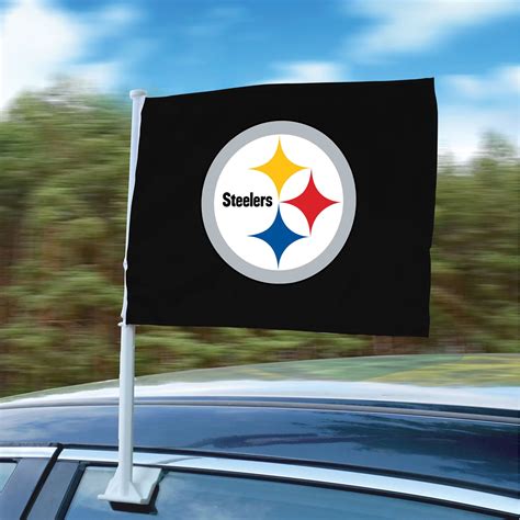 NFL Team Logo Easy to Install Car Window Flag | Collections Etc.