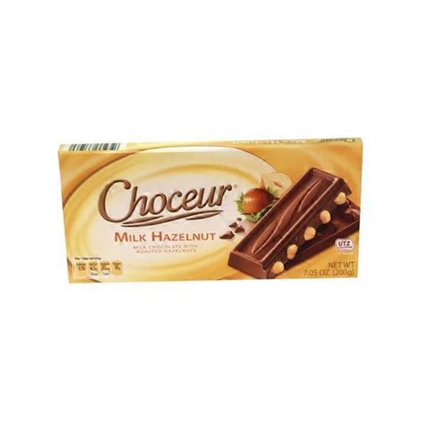 Choceur Milk Chocolate Hazelnut European Chocolate Bar (7.05 oz) from ...