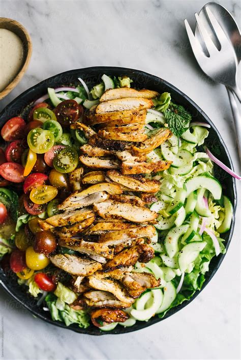 "Chicken Shawarma Salad" by Stocksy Contributor "CWP, LLC" - Stocksy