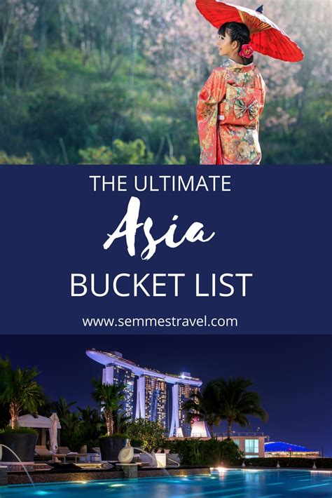 Asia Bucket List - Semmes Travel