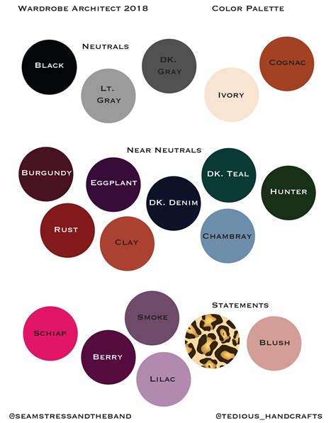 Wardrobe Architect #6 & 7 Color Palette Cool Winter, Winter Typ, Deep Winter, Deep Autumn Color ...