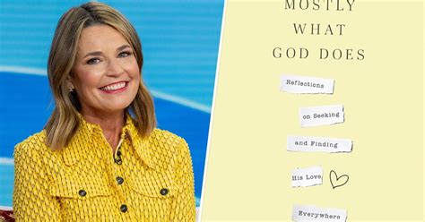 Savannah Guthrie reveals new faith book ‘Mostly What God Does’