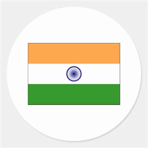 Indian Flag Stickers | Zazzle CA