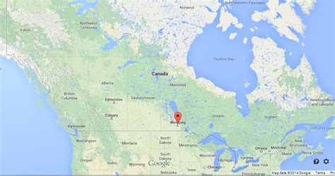 Winnipeg on Map of Canada - World Easy Guides