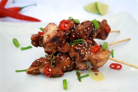 Amapola, el mundo en un plato: Yakitori, brochetas de pollo teriyaki