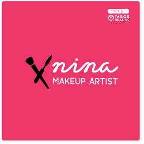 Free Makeup Artist Logo Maker - Mugeek Vidalondon