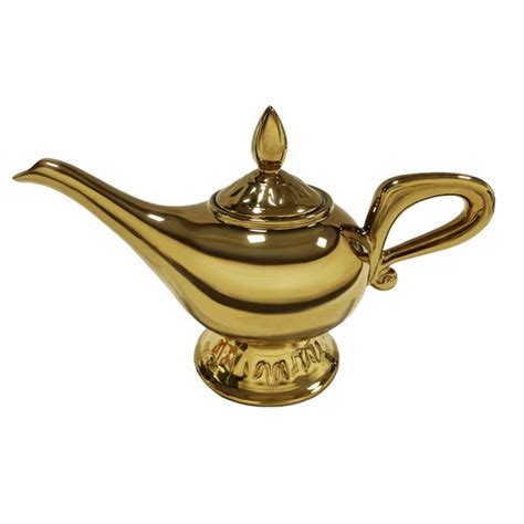 Metal Genie Lamp Aladdin, Aladdin Magic Genie Light Luxury Magic Teapot ...