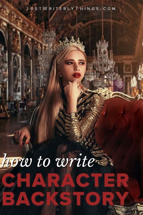 How to Write Character Backstory | Just Writerly Things | Writing a book, Writing, Character arc