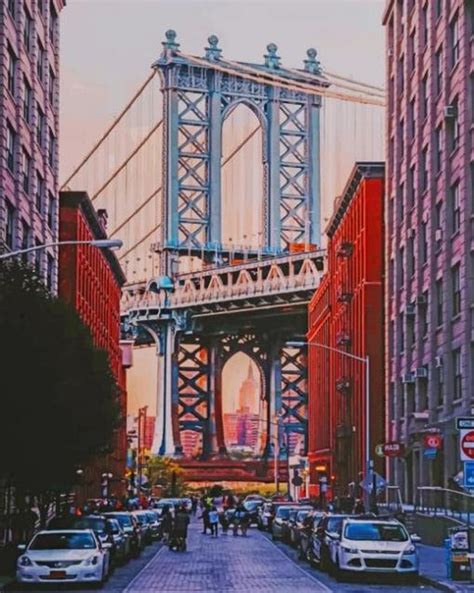 Brooklyn Bridge Park – Cities Paint By Numbers - Paint by numbers