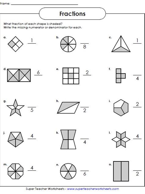 free fraction worksheets adding subtracting fractions - equivalent ...