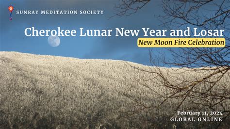 New Moon Fire Celebration of Cherokee Lunar New Year and Losar - Sunray