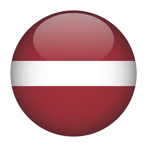 Latvia 3D Rounded Flag with Transparent Background 15089224 PNG