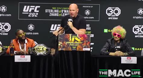 Watch: UFC 292 press conference