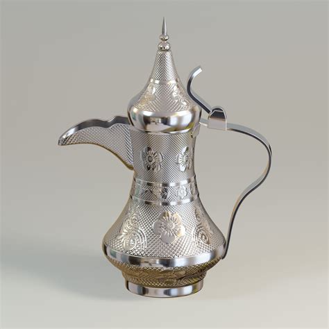 3D model Antique Arabic coffee pot VR / AR / low-poly | CGTrader