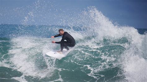 Surfing North Beach off the lip Photo