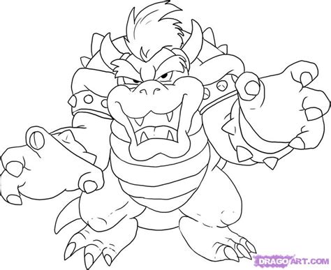 Bowser Drawing by jorspidey on DeviantArt