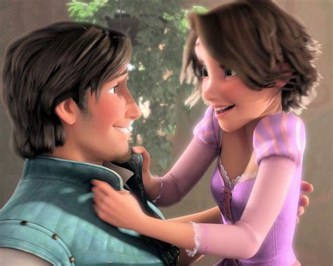 Rapunzel and Eugene Fitzherbert | Rapunzel short hair, Disney couples, Tangled rapunzel