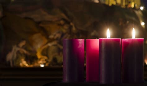 Advent, 2 candles lit, Second Sunday of Advent – Catholic Digest