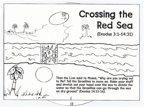 Coloring Pages Crossing The Red Sea - Coloring Home