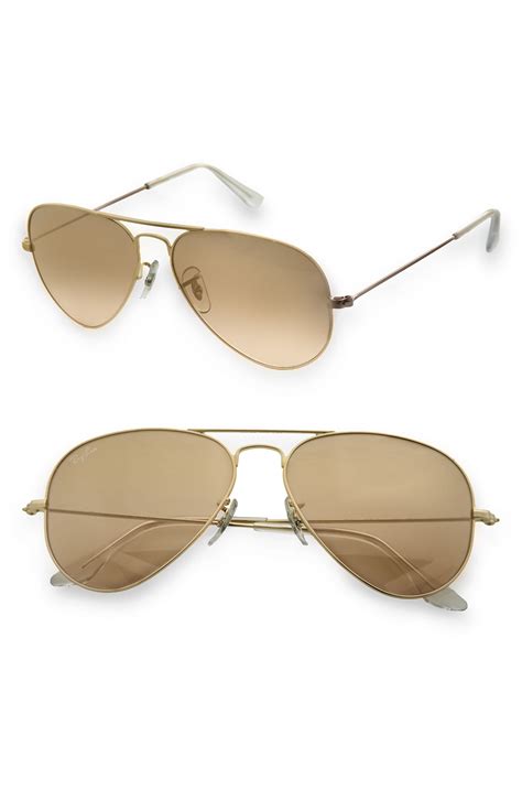 Ray-ban 'Original - Small Aviator' 55Mm Sunglasses in Brown | Lyst