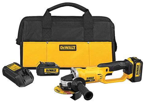 DEWALT 4-1/2" 20V MAX™ Cordless Angle Grinder Kit, 20.0 Voltage, 8000 ...