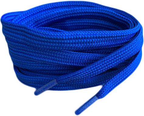 120cm / 47" Royal Blue Smart Laces® Flat Trainer Shoe laces ideal replacement laces for Converse ...