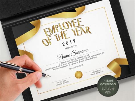 Employee Of The Year : EMPLOYEE OF THE YEAR 25mm 1" Pin Button Badge Novelty Work ... - Ce nom ...