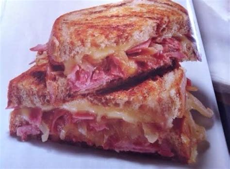 Corned Beef Grilled Cheese Sandwich Recipe | Just A Pinch Recipes