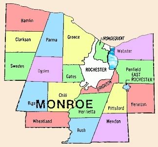 Maps for Monroe County, NY