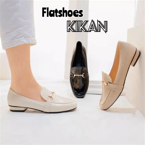 Jual Juragan Online - KIKAN Flats Sepatu Kerja Pantopel Glossy Flatshoes Wanita Terbaru | Shopee ...