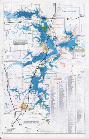 Map Of All Lakes In Oklahoma