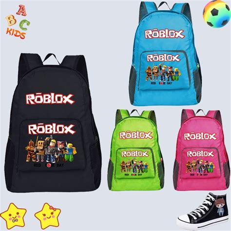 roblox School Bag children's schoolbag Boys and girls waterproof school ...